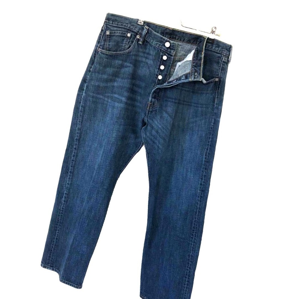 VTG Levi's 501 BUTTON FLY Jeans 90s Y2K Whiskers Mens Tag 40x32 Actual‎ 39 x 30